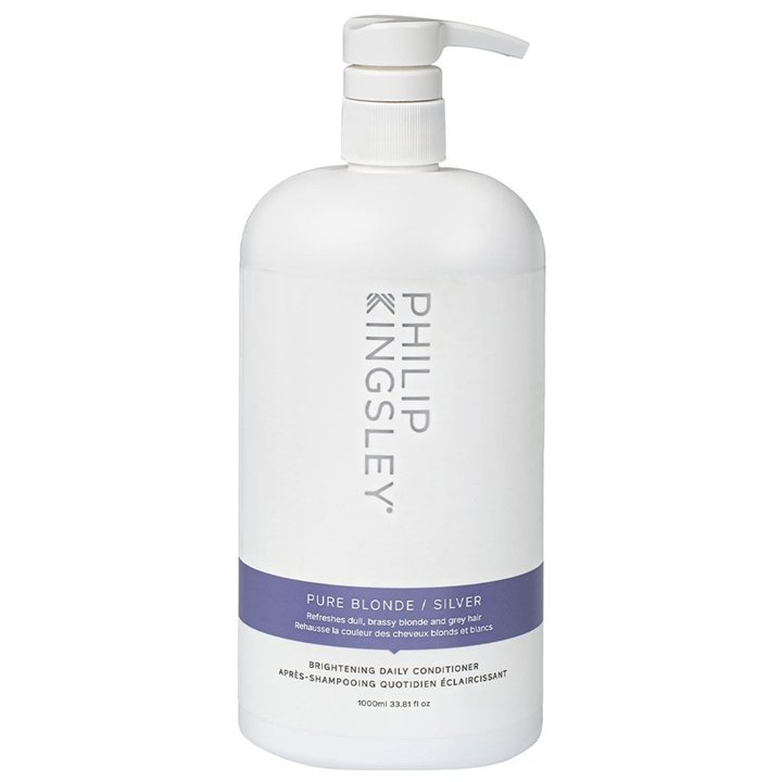 Philip Kingsley, Pure Blonde/Silver Brightening, Hair Conditioner, For Colour Protection, 1000 ml - Teknashop Ltd