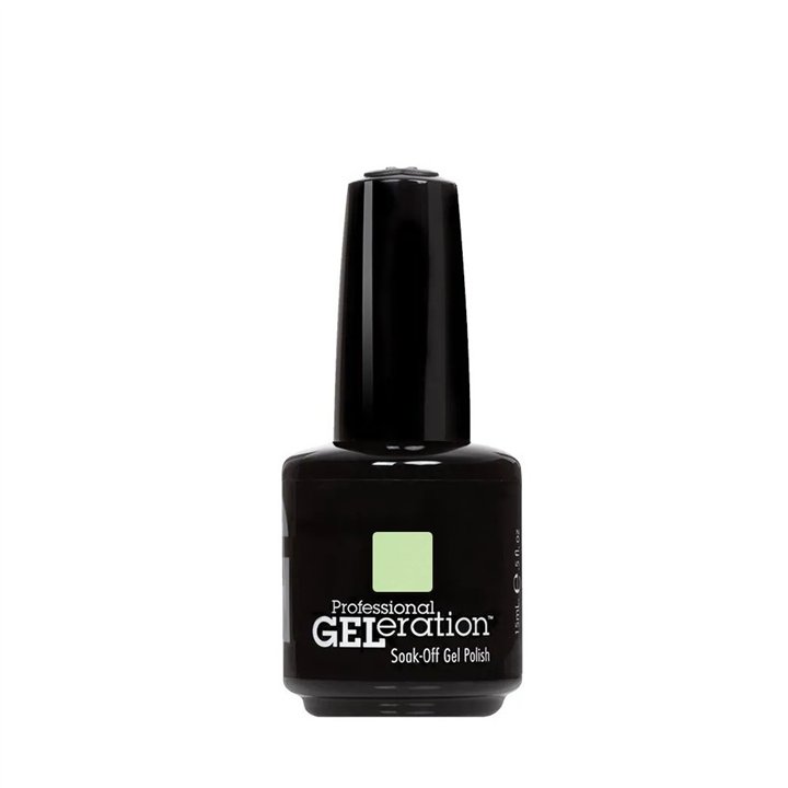 Jessica, Professional GELeration, Semi-Permanent Nail Polish, GEL-657, Viva La Lime Lights, 15 ml - Teknashop Ltd