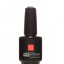 Jessica, GELeration Colours, Semi-Permanent Nail Polish, GEL-947, Bindi Red, 15 ml - Teknashop Ltd