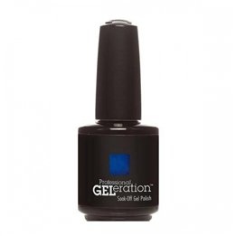 Jessica, GELeration Colours, Semi-Permanent Nail Polish, GEL-985, Blue Lagoon, 15 ml - Teknashop Ltd