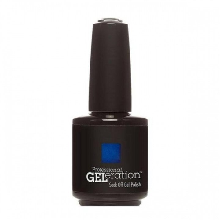 Jessica, GELeration Colours, Semi-Permanent Nail Polish, GEL-985, Blue Lagoon, 15 ml - Teknashop Ltd