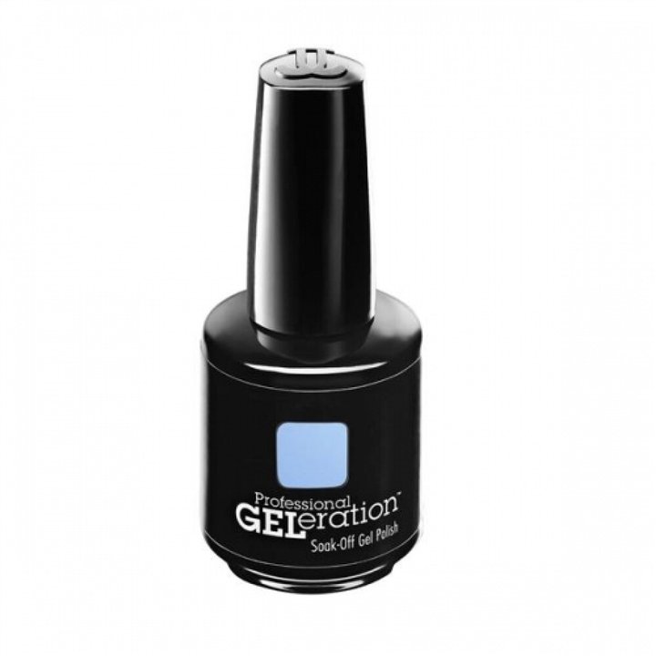 Jessica, GELeration Colours, Semi-Permanent Nail Polish, GEL-747, Sophia True Blue, 15 ml - Teknashop Ltd