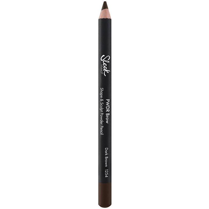 Sleek MakeUP, Pwdr, Blending, Eyebrow Cream Pencil, 1254, Dark Brown, 1.29 g - Teknashop Ltd