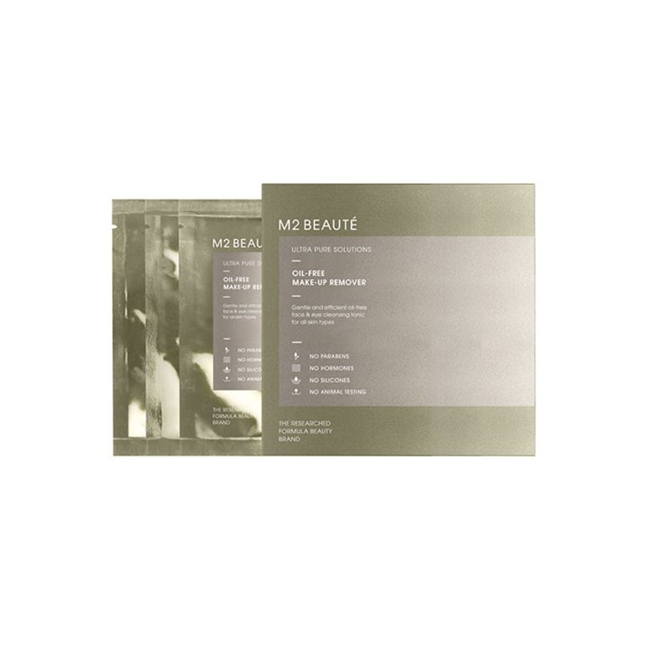Set, M2 Beaute, Ultra Pure Solutions, Makeup Remover Wipes, 7 pcs - Teknashop Ltd