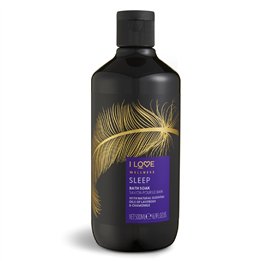 I Love, Wellness Sleep, Essential Oils, Nourishing & Moisturizing, Chamomile & Lavender, Bath Soak, 500 ml - Teknashop Ltd