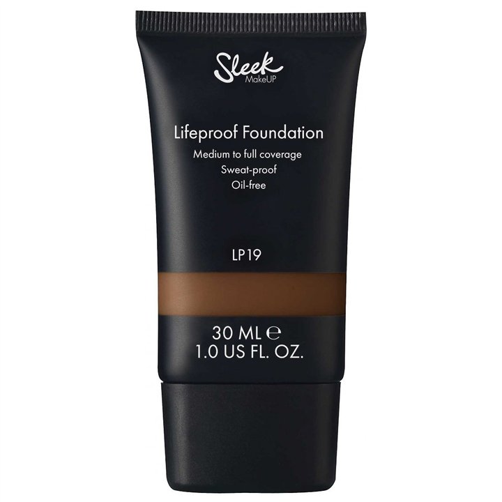 Sleek MakeUP, Lifeproof, Oil Free, High Cover, Cream Foundation, Lp19, 30 ml - Teknashop Ltd