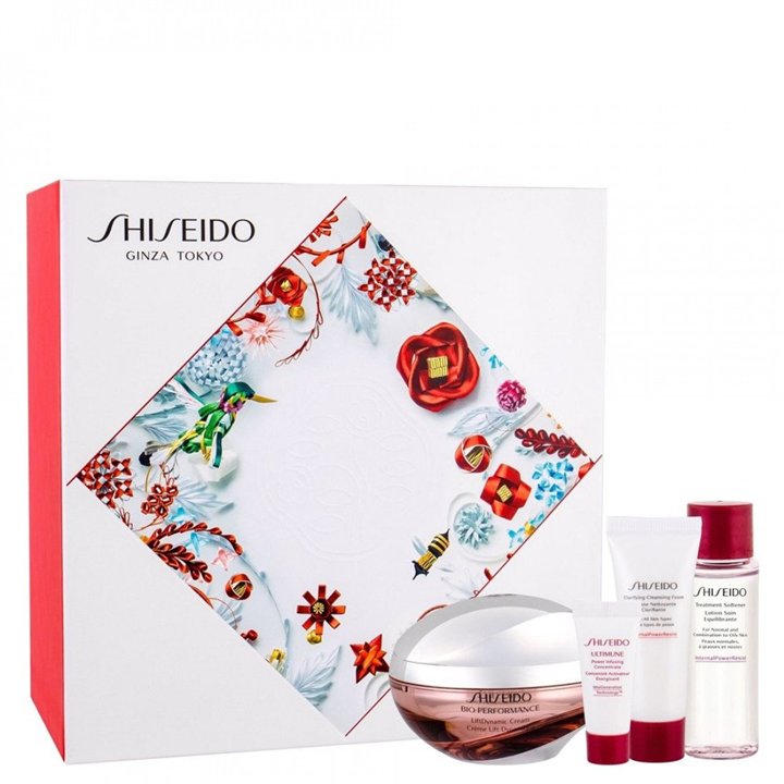 Ginza Tokyo Set Shiseido: Bio-Performance - Liftdynamic, Lifting, Cream, For Face, 50 ml + Benefiance, Cleansing, Cleansing Foam