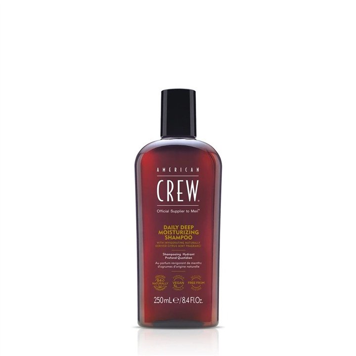 American Crew, Daily Deep Moisturizing, Vegan, Hair Shampoo, For Nourishing, 250 ml - Teknashop Ltd