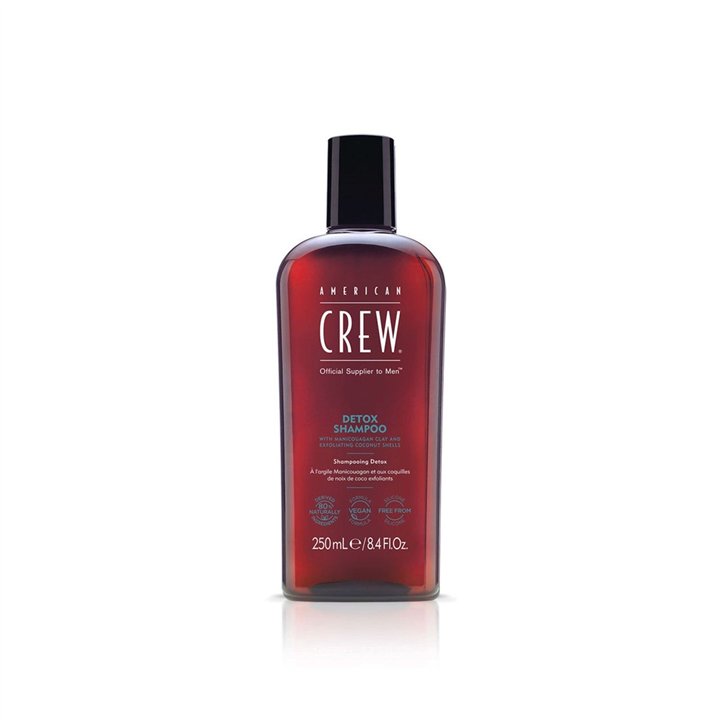 American Crew, Detox, Vegan, Hair Shampoo, For Regulation Of Excessive Sebum, 250 ml - Teknashop Ltd