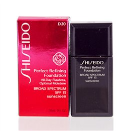 Shiseido, Perfect Refining, Moisturizing, Liquid Foundation, D20, Rich Brown, SPF 15, 30 ml - Teknashop Ltd