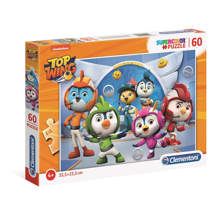 Clementoni, Supercolor, Top Wing, Puzzle, Unisex, 4+ years, 60 pcs - Teknashop Ltd