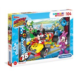Clementoni, Mickey And The Roadster, Jigsaw Puzzles 104 pcs - Teknashop Ltd