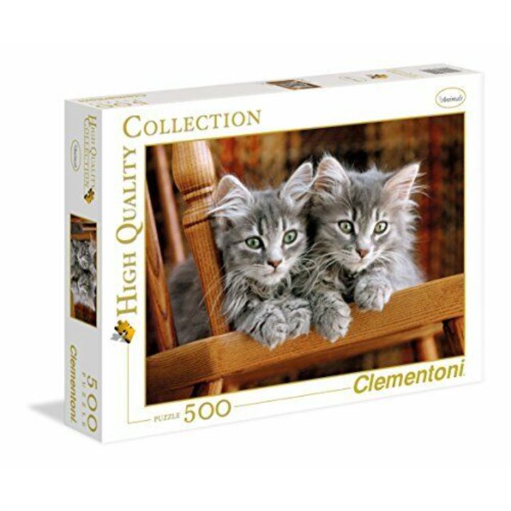 Clementoni, High Quality Collection, Kittens, Puzzle, Unisex, 500 pcs - Teknashop Ltd