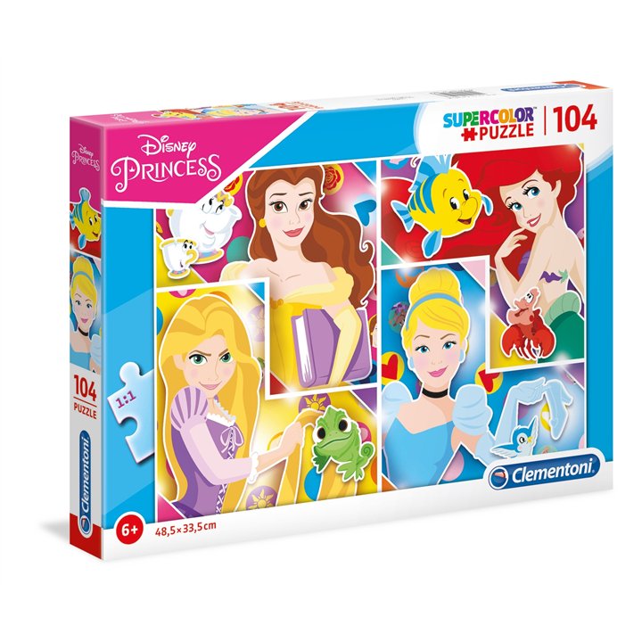 Clementoni, Disney Princess, Puzzle, For Girls, 6+ years, 104 pcs - Teknashop Ltd