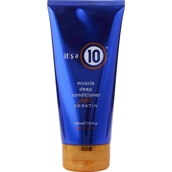 It's a 10, Miracle Deep Plus Keratin, Hair Conditioner, Anti-Frizz, 148 ml - Teknashop Ltd