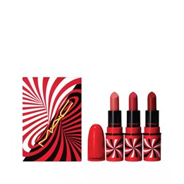 Tiny Tricks Set MAC: Mini, Cream Lipstick, Awespicious, 1.7 g +  + Mini, Matte, Cream Lipstick, Sleight Of Grand, 1.8 g *Miniatu