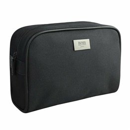 Hugo Boss, Toiletry, Toiletry, GWP Textile Pouch, Black, 23 x 8 x 14 cm - Teknashop Ltd