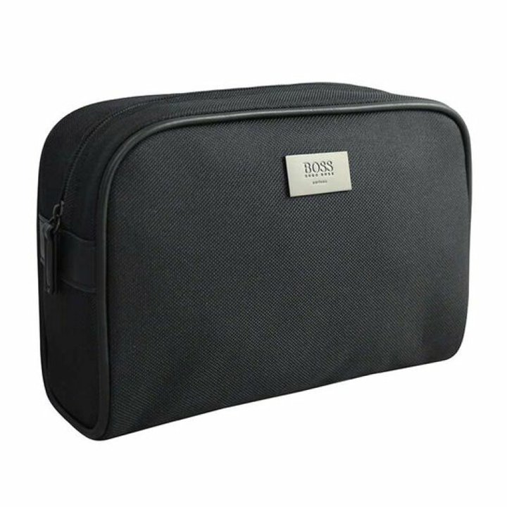 Hugo Boss, Toiletry, Toiletry, GWP Textile Pouch, Black, 23 x 8 x 14 cm - Teknashop Ltd
