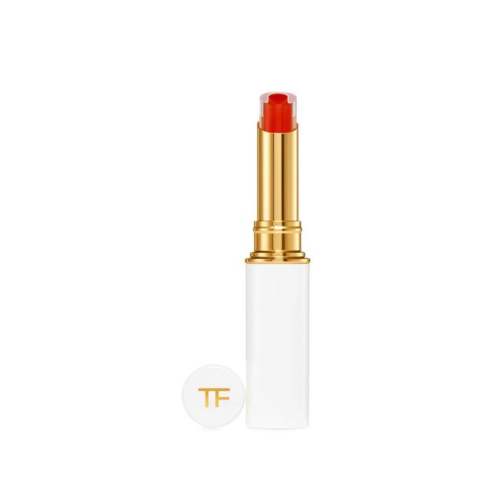 Tom Ford, Lip Gelle, Cream Lipstick, Z05, Sunlit Orange, 2.1 g - Teknashop Ltd