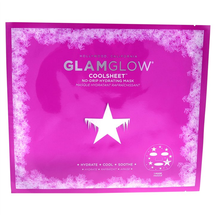 GlamGlow, No-Drip, Hydrating, Sheet Mask, For Face g - Teknashop Ltd