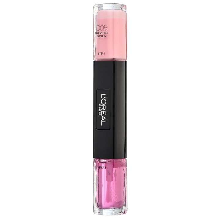 L'Oreal Paris, Infallible, Nail Polish 2-In-1, 005, Irresistible Bonbon, 2 x, 5 ml - Teknashop Ltd