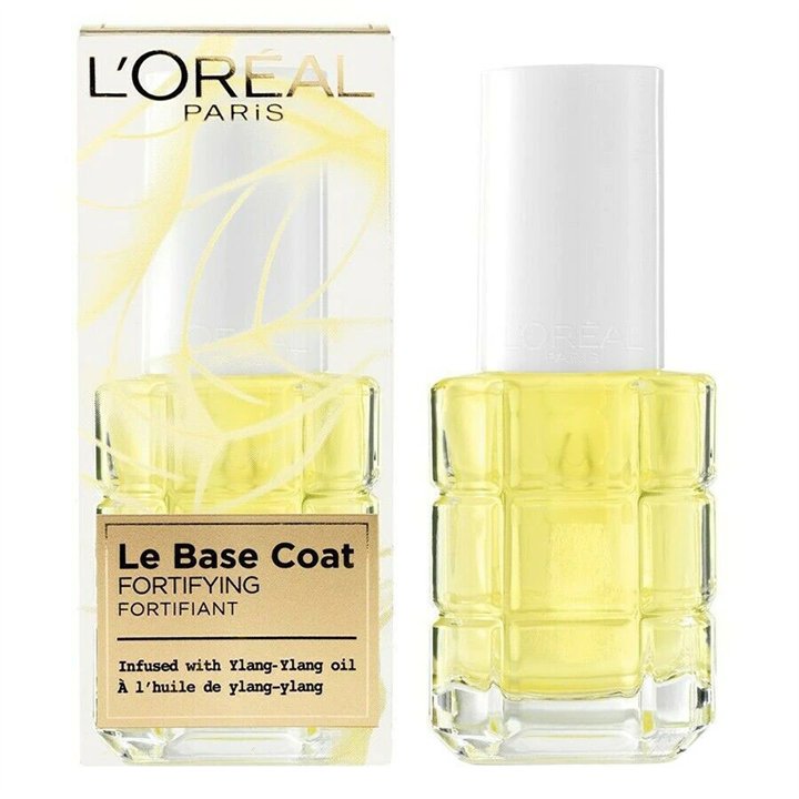 L'Oreal Paris, Le Base Coat, Ylang Ylang Essential Oil, Fortifying, Nail Oil Treatment, 13.5 ml - Teknashop Ltd