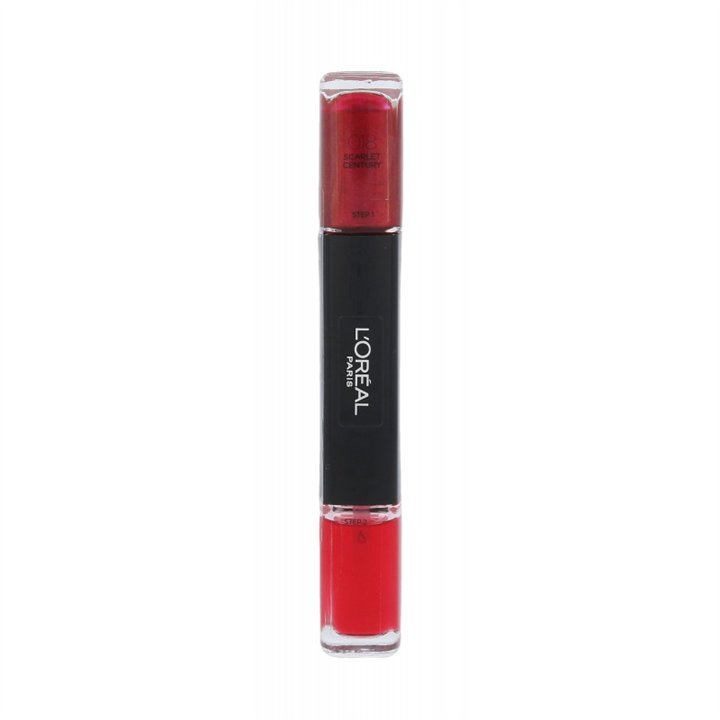 L'Oreal Paris, Infallible, Nail Polish 2-In-1, 018, Scarlet Century, 2 x, 5 ml - Teknashop Ltd