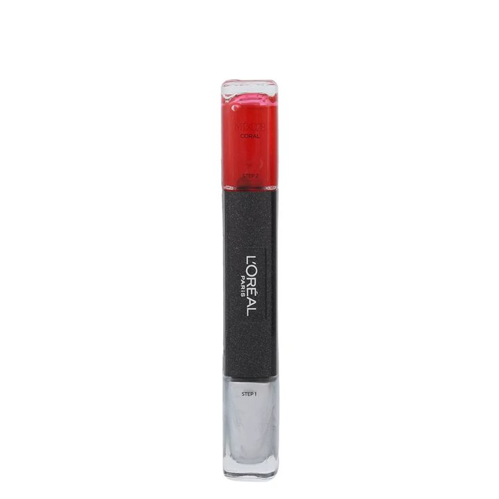 L'Oreal Paris, Infallible, Nail Polish 2-In-1, MTX 028, Coral, 2 x, 5 ml - Teknashop Ltd