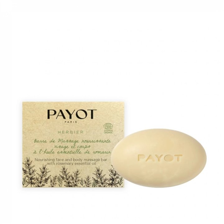 Payot, Herbier, Nourishing, Massage Soap Bar, Rosemary Essential Oil, For Face & Body, 50 g - Teknashop Ltd