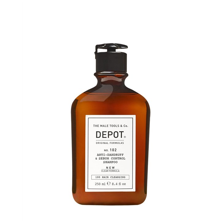 Depot, 100 Hair Cleansing No. 102, Botanical Complex, Hair Shampoo, Anti-Dandruff & Sebum Control, 250 ml - Teknashop Ltd