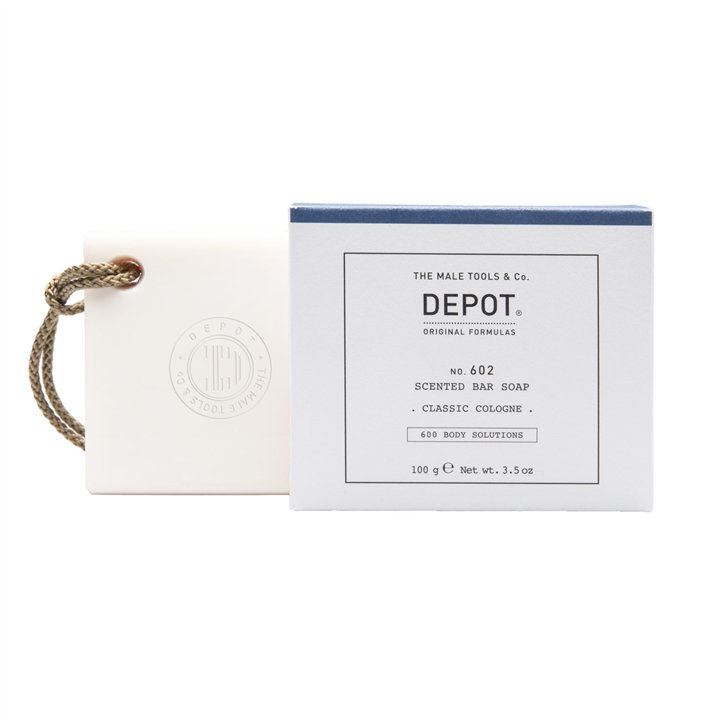 Depot, 600 Body Solutions No. 602, Botanical Complex, Cleansing, Classic Cologne, Scented Soap Bar, Floral Notes, 100 g - Teknas
