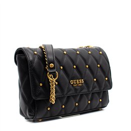 Guess, Triana, Textile Crossbody Bag, Black, HWQS8553210BLA, 26 x 16 x 9 cm, For Women - Teknashop Ltd