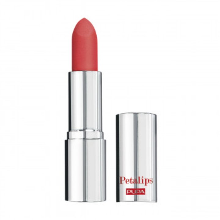 Pupa, Petalips, Paraben-Free, Matte, Cream Lipstick, 014, Wild Poppy, 3.5 g - Teknashop Ltd
