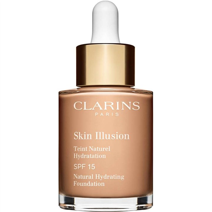 Clarins, Skin Illusion, Colour Correcting, Liquid Foundation, 108, Sand, SPF 15, 15 ml *Tester - Teknashop Ltd