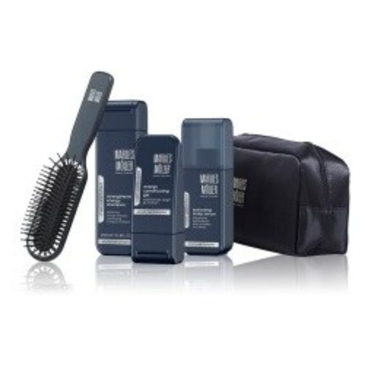 Set Marlies Moller: Marlies Moller, Hair Styling Gel, Flexible Hold, 100 ml + Marlies Moller, Hair Shampoo, Energizing, 200 ml +