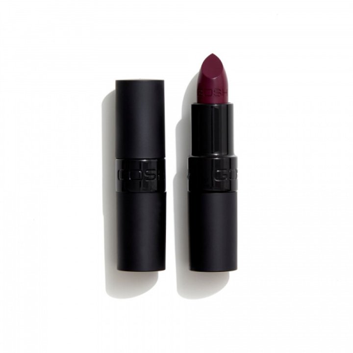 Gosh, Velvet Touch, Matte, Cream Lipstick, 008, Matt Plum, 4 g *Tester - Teknashop Ltd
