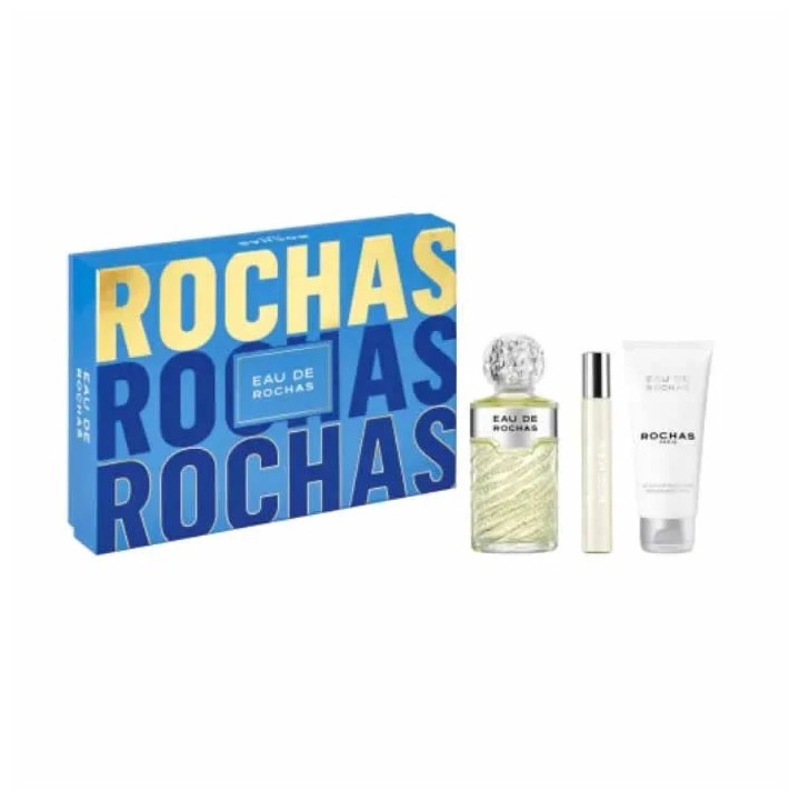 Rochas Eau De Rochas Eau De Toilette Spray 100ml Set 3 Pieces - woman - Teknashop Ltd