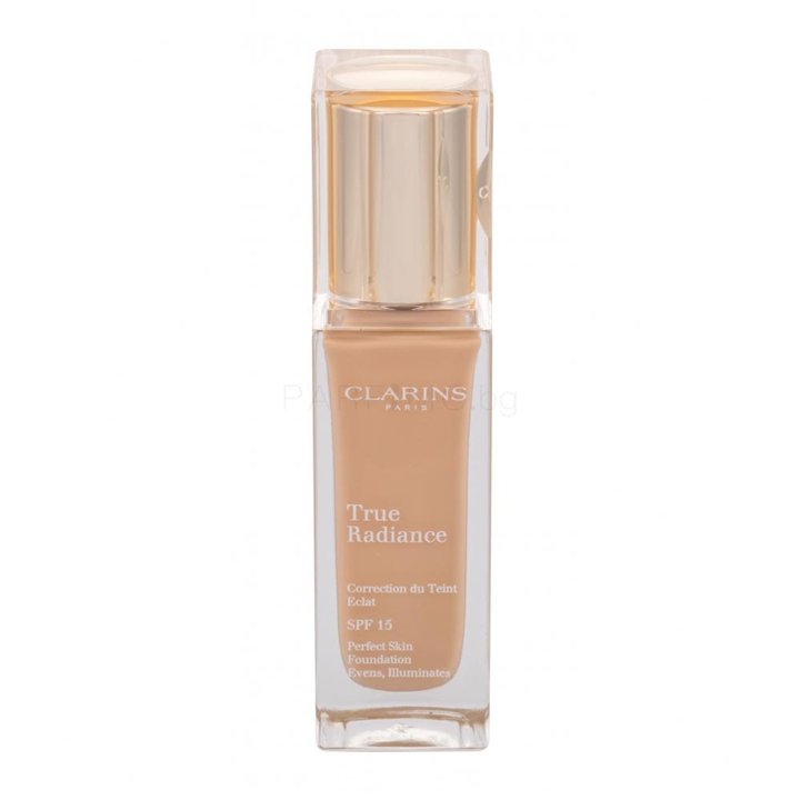 Clarins, True Radiance, Liquid Foundation, 110, Honey, SPF 15, 15 ml *Tester - Teknashop Ltd