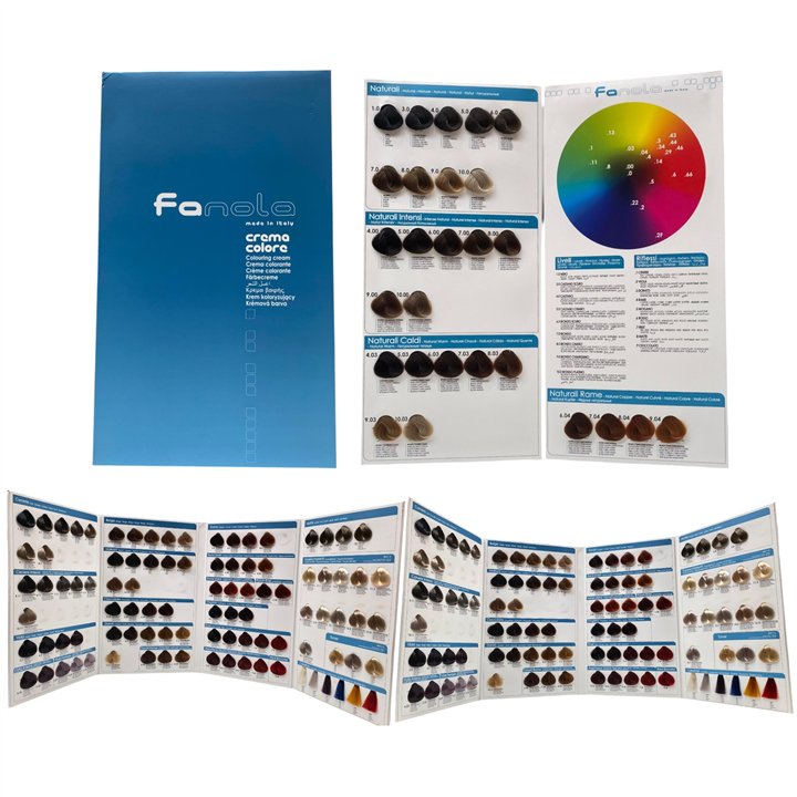 Fanola, Crema Colore, Hair Colour Chart - Teknashop Ltd