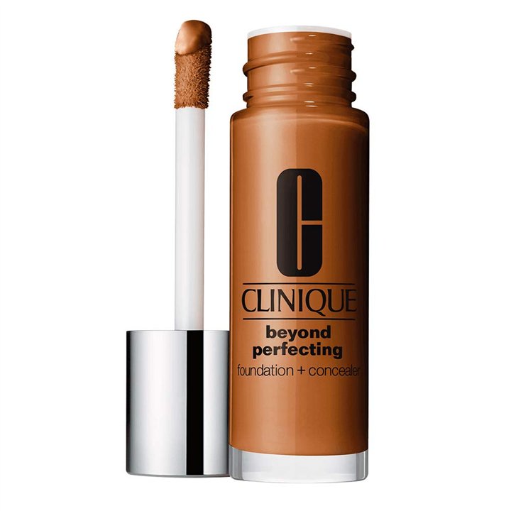 Clinique, Beyond Perfecting, Fragrance Free, Matte Finish, Liquid Foundation & Concealer 2-In-1, CN 28, Clove, 30 ml *Tester - T