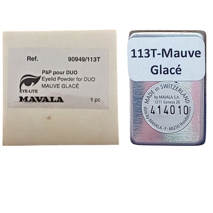 Mavala, Duo Satin, Eyeshadow Powder, Mauve Glace, x, 1.2 g *Tester - Teknashop Ltd
