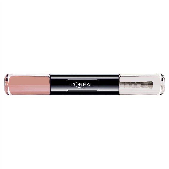 L'Oreal Paris, Infallible, Gel-Effect, Nail Polish 2-In-1, 012, Forever Mink, 2 x, 5 ml - Teknashop Ltd