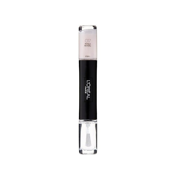 L'Oreal Paris, Infallible, Gel-Effect, Nail Polish 2-In-1, 017, Petale Revival, 2 x, 5 ml - Teknashop Ltd