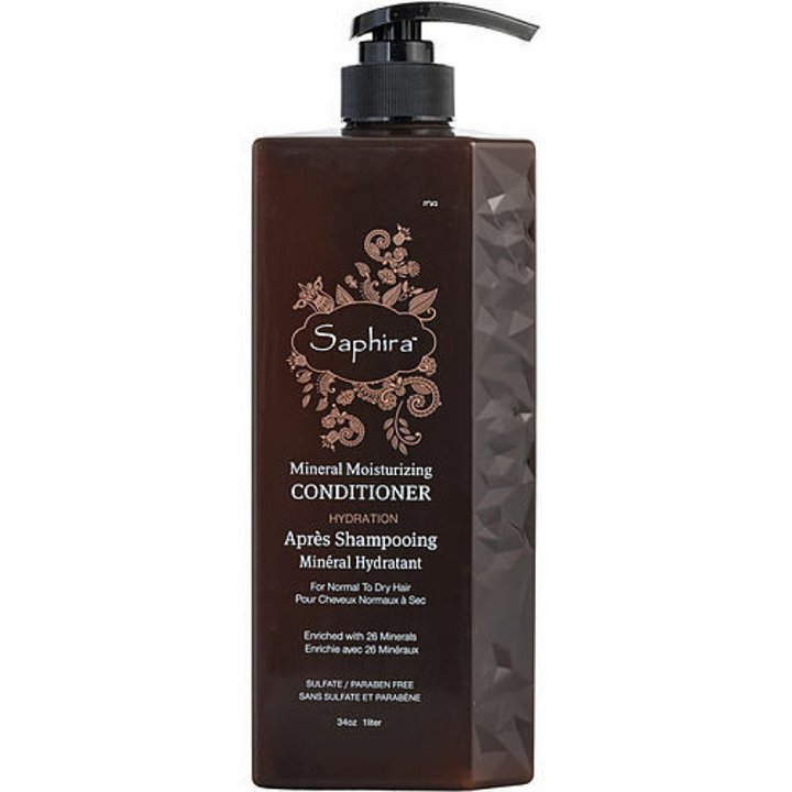 Saphira, Mineral, Paraben-Free, Hair Conditioner, For Hydration, 1000 ml - Teknashop Ltd