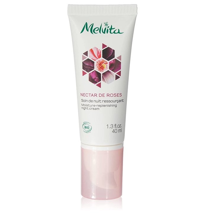 Melvita, Nectar de Roses, Organic, Moisturizing, Night, Cream, For Face, 40 ml *Tester - Teknashop Ltd