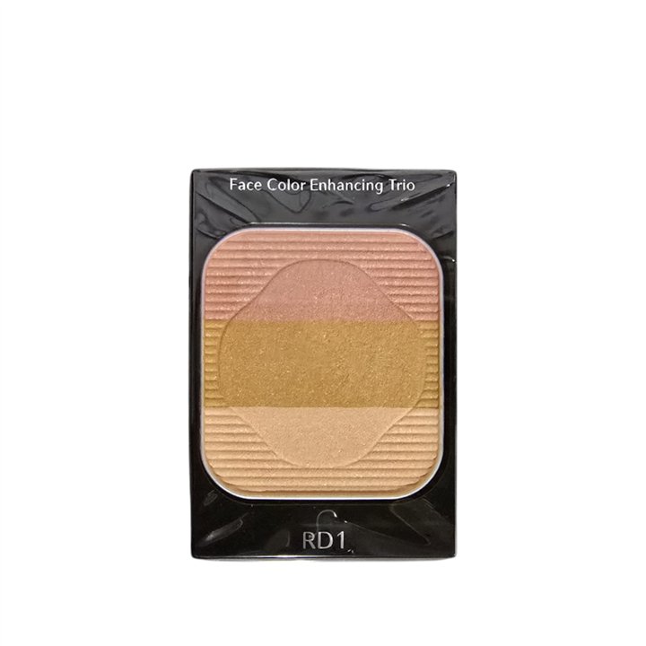Shiseido, Face Color Enhancing Trio, Non-Comedogenic, Blushing/Sculpting & Harmonizing, Face Palette, Rd1, Apple, 3 Shades, 7 g 