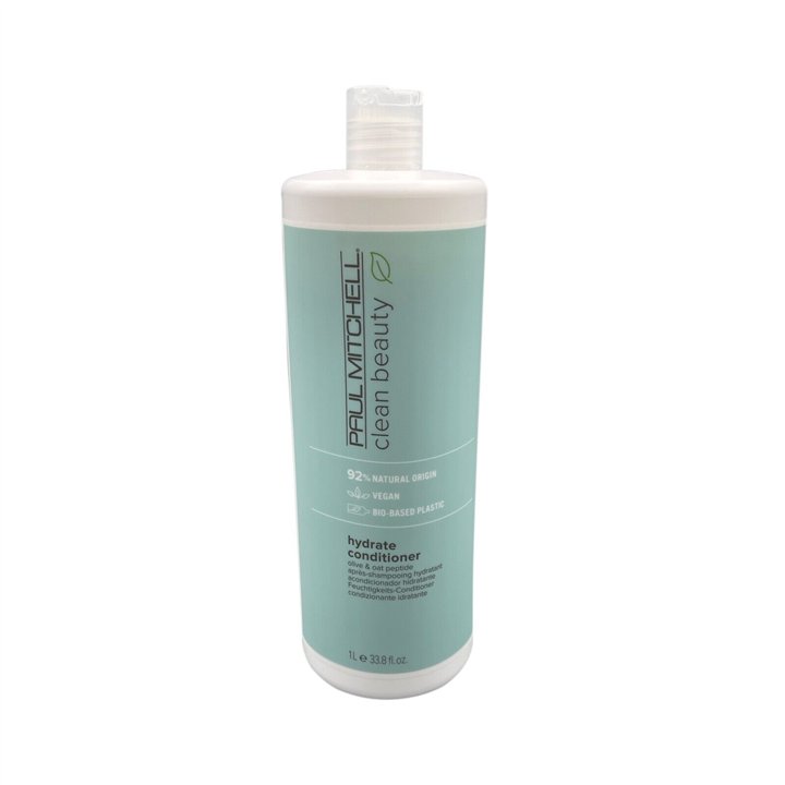 Paul Mitchell, Clean Beauty Hydrate, Vegan, Hair Conditioner, For Nourishing, 1000 ml - Teknashop Ltd