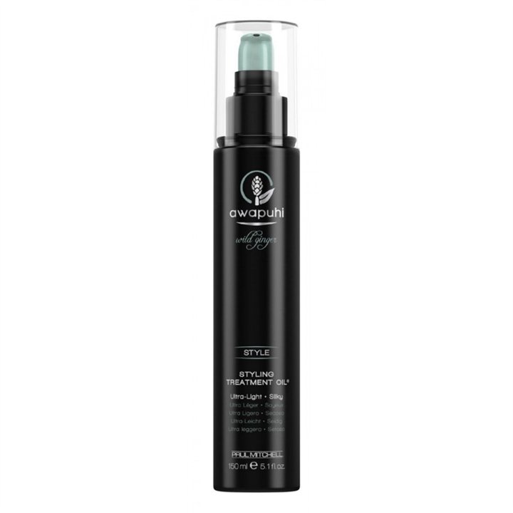 Awapuhi Wild Ginger By Paul Mitchell, Style, Paraben-Free, Hair Oil Treatment, Soft & Silky Texture, 150 ml - Teknashop Ltd