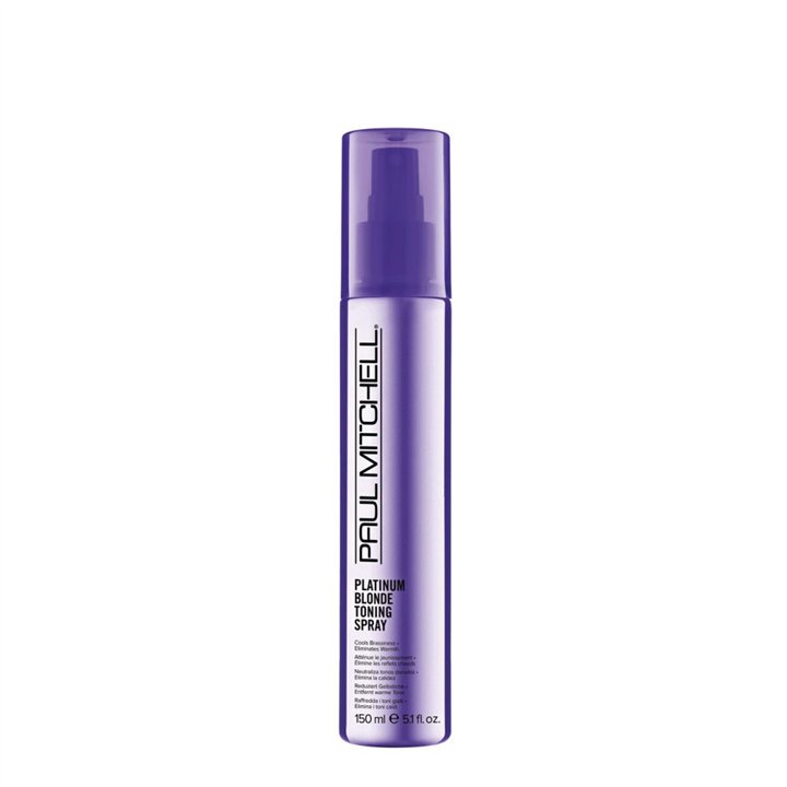 Paul Mitchell, Blonde Platinum Blonde, Paraben-Free, Hair Toning Spray, For Blonde/Highlighted/Gray Or White Hair, 150 ml - Tekn