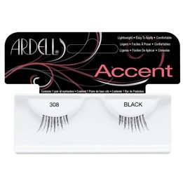 Ardell, Accent, False Eyelashes, 308, Black - Teknashop Ltd